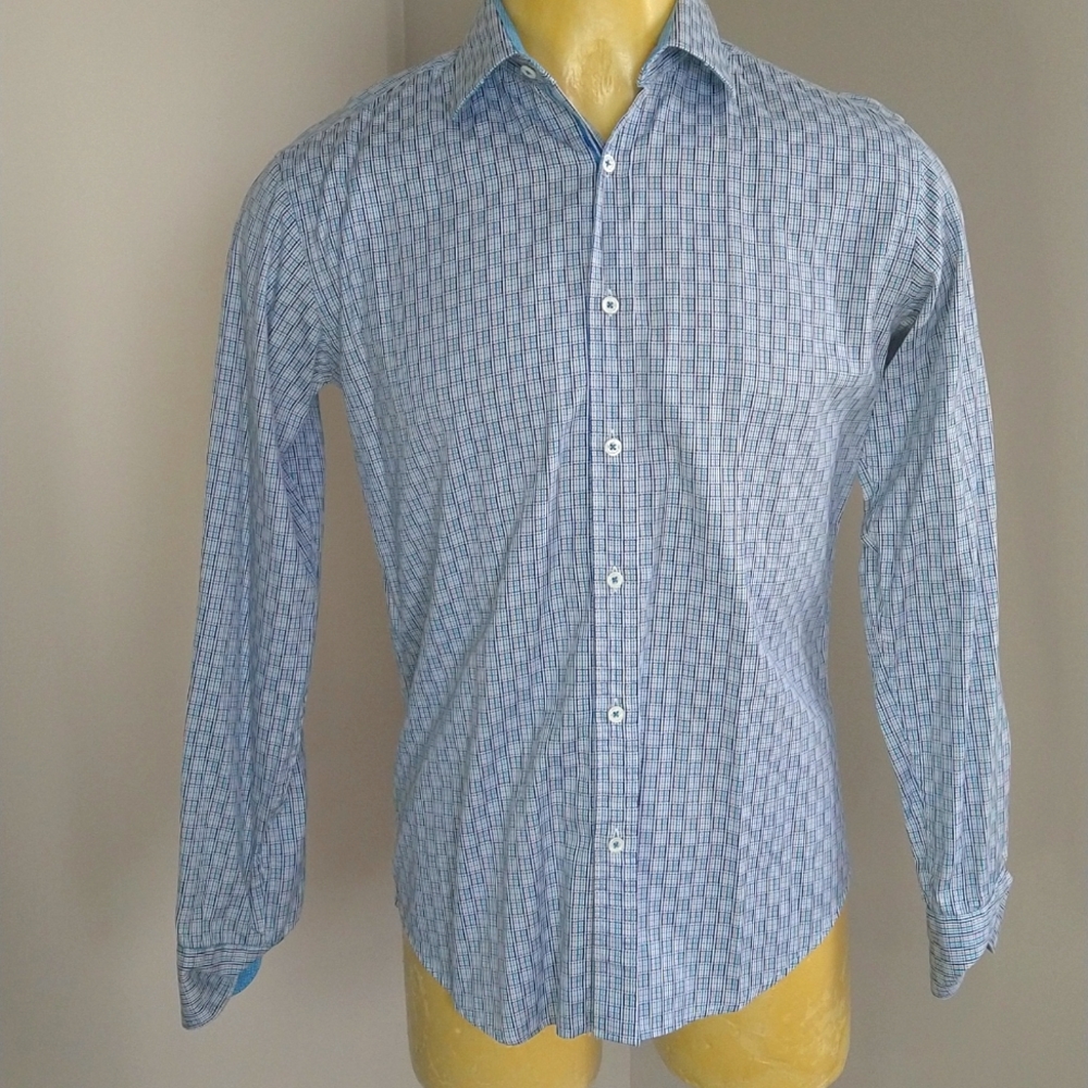Bugatchi Large Shaped Fit Long Sleeve Button Down